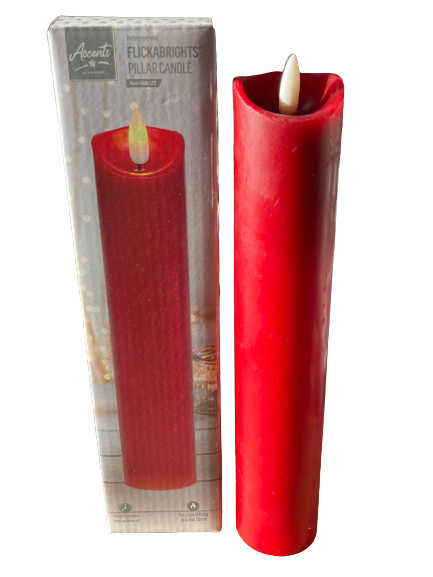 25x25 Red Pillar Candle