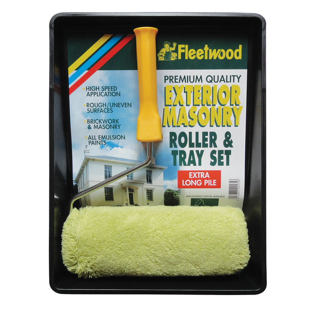Fleetwood 9" Premium Masonry Roller & Tray Set