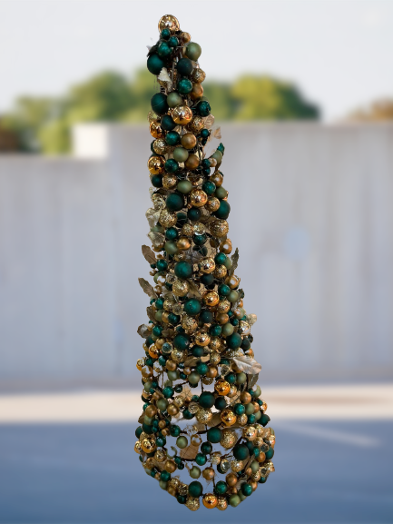 77cm - Tree with Gold and Green