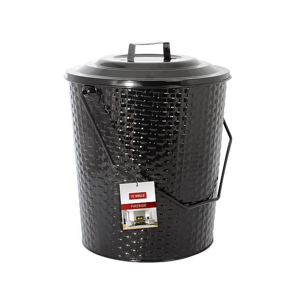 De Vielle Weave Coal Bucket and Lid