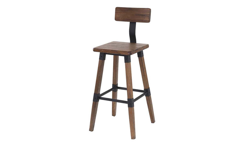 Hunter Bar Chair Rustic Elm