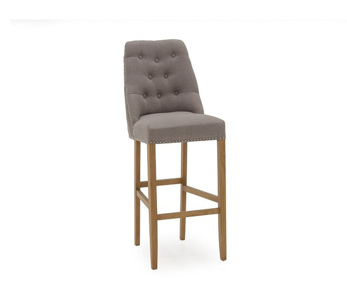 Eldbridge Bar Chair Linen Grey