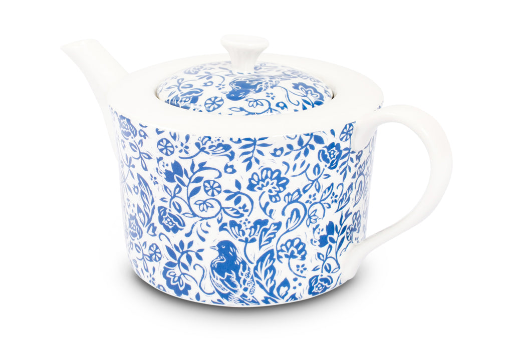 4 Cup Teapot - Blue Bird