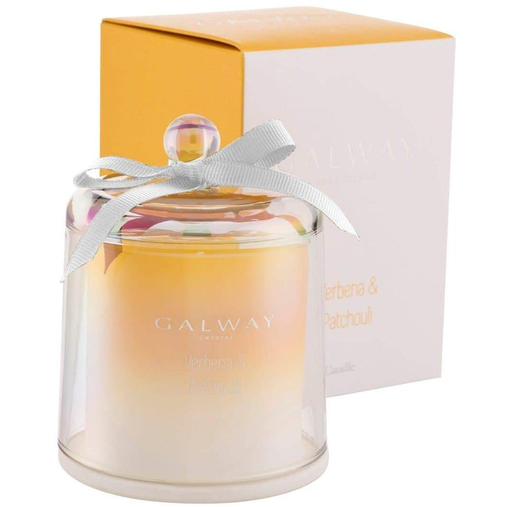 Galway Crystal Verbena & Patchouli Bell Jar Candle