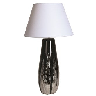 Ceramic Leaf Table Lamp