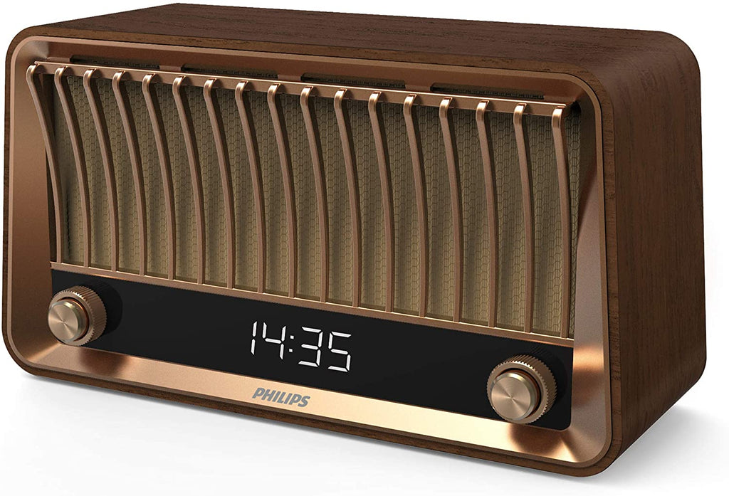 Philips Vintage Radio With Bluetooth, FM, DAB (20W)