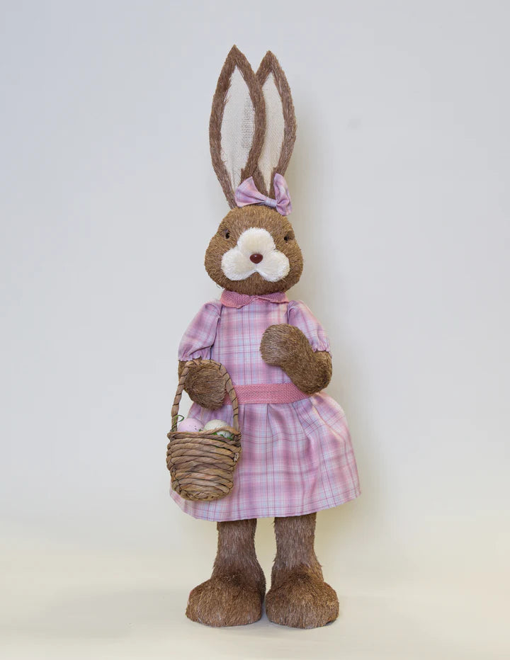 74cm Ms. Rabbit with Egg Basket