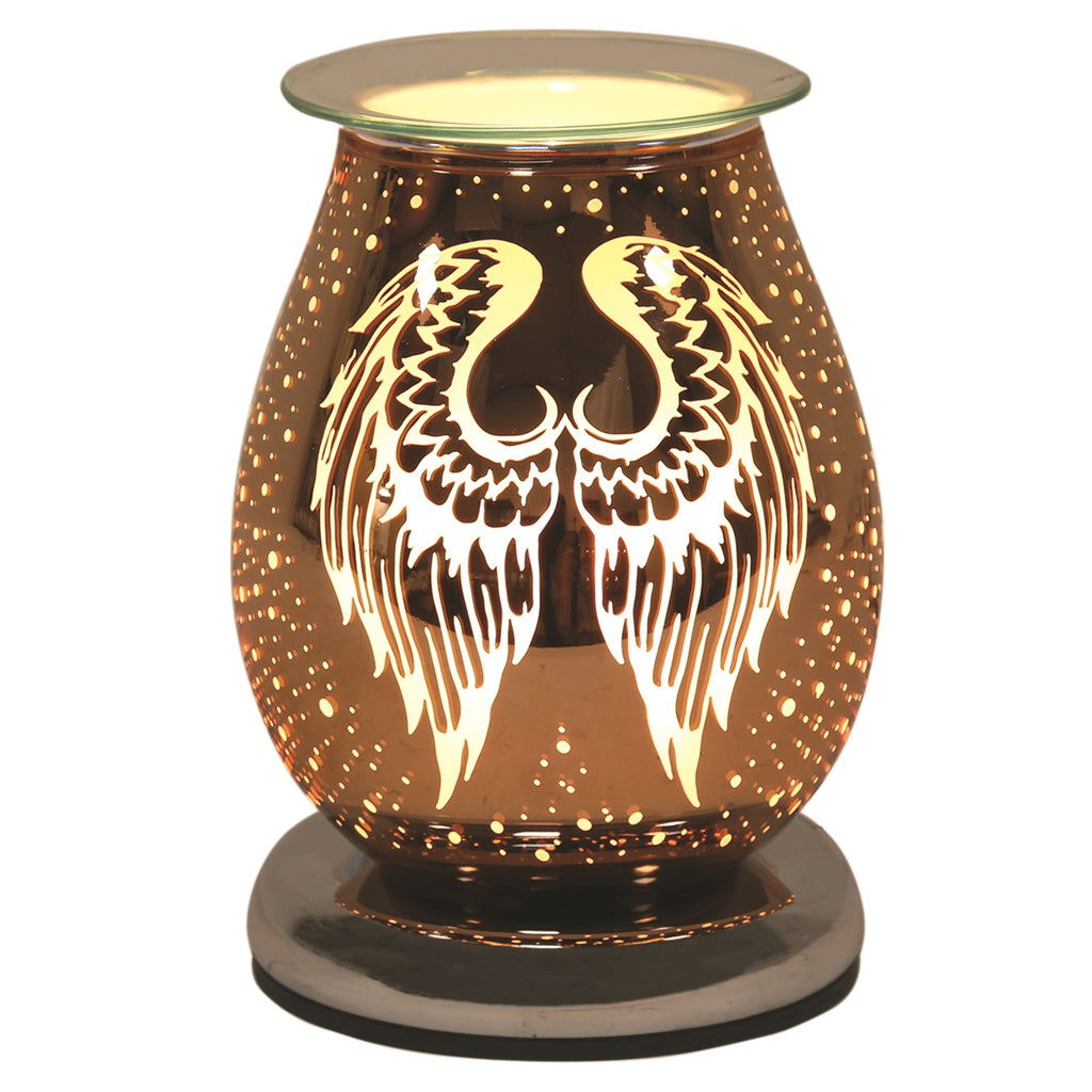 Electric Wax Melt Burner Touch – Burnt Copper Angel Wings 18cm