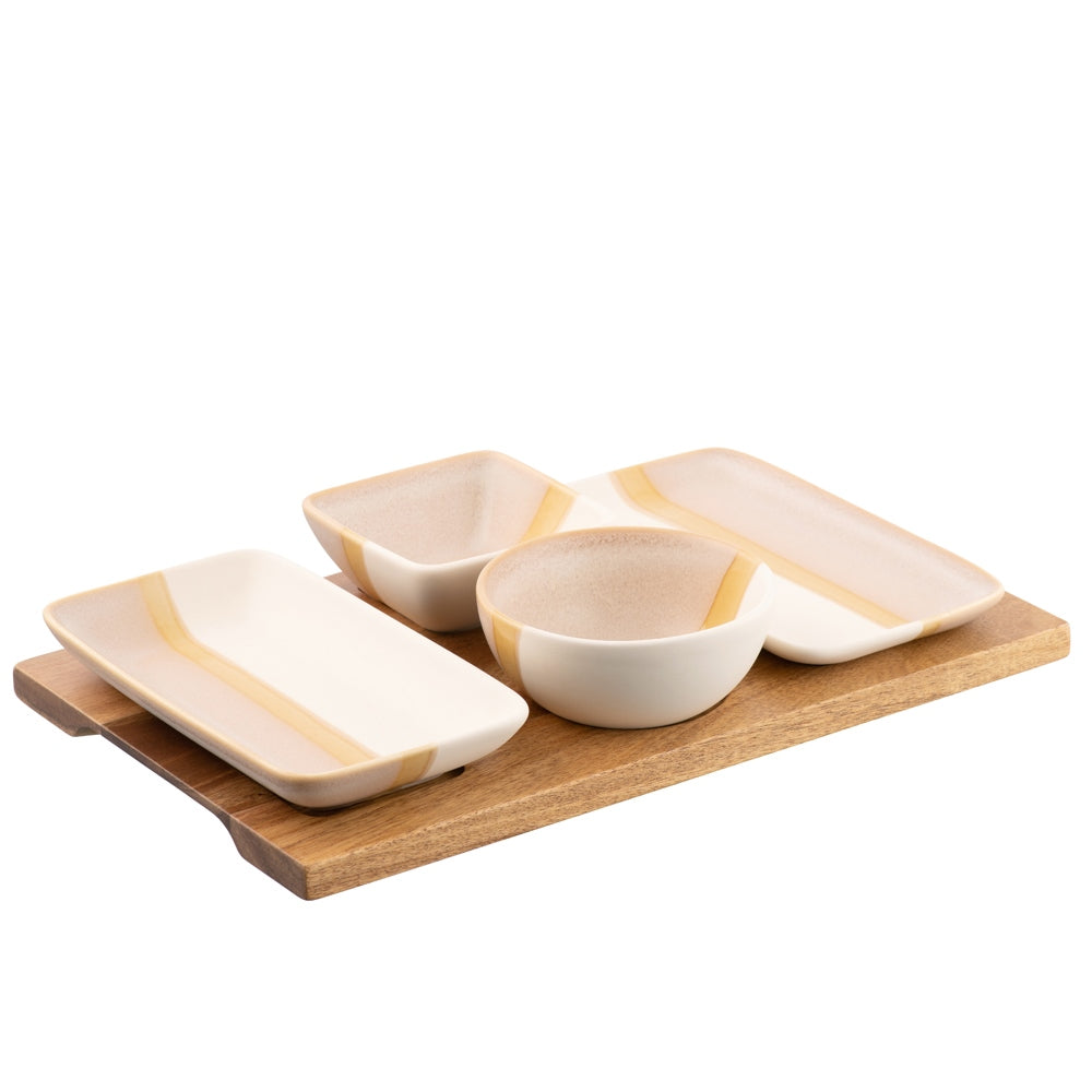 Belleek Living Saffron Tapas Set