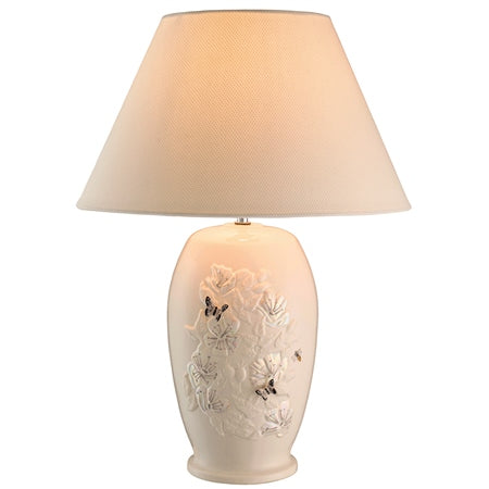 Belleek Living Irish Wild Rose Lamp