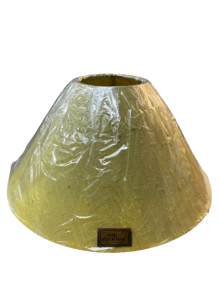 12`` Silk Coolie Shade - Yellow