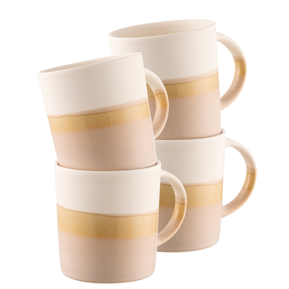 Belleek Living Saffron Mugs Set of 4