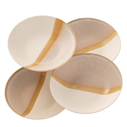 Belleek Living Saffron Dinner Plates Set of 4