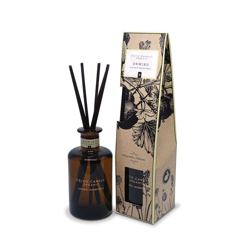 Celtic Candles Unwind Organic Diffuser.