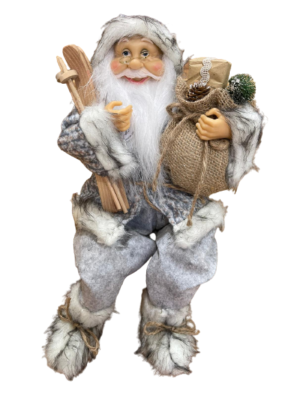 45 cm Sitting Artic Santa