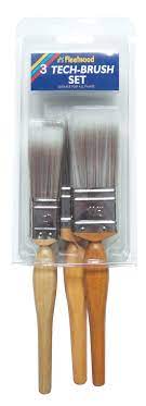Topline Fleetwood Tech Paint Brush Set - 3 Piece