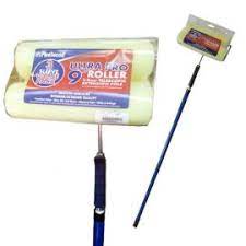 Fleetwood Ultra Pro Telescopic Extension Pole 9" Paint Roller - 3 Sleeve Value Pack