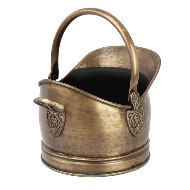 Celtic Bucket Antique Brass