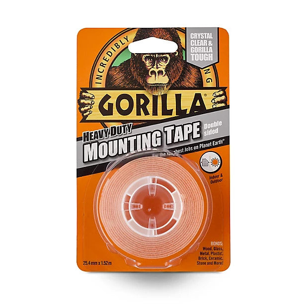 Gorilla HD Mounting Tape (25.4mmX1.52m)
