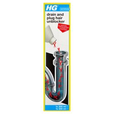 HG Drain & Hair Plug Unblocker Kit 200ml x 250ml