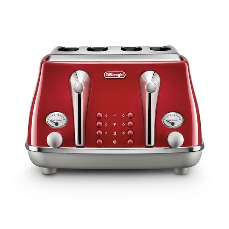 Delonghi Icona Capitals Toaster Red