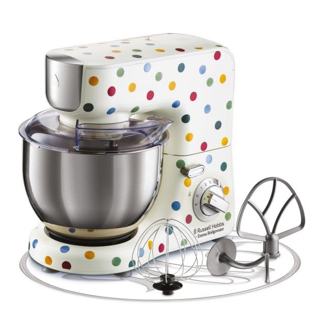 Russell Hobbs PolkaDot Hand Mixer 6 Speed Food Collection 200W